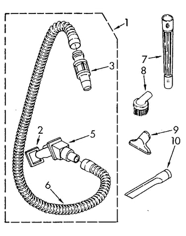 Hose and attachment