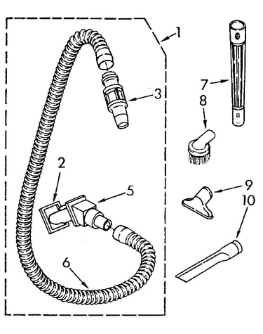 Hose and attachment