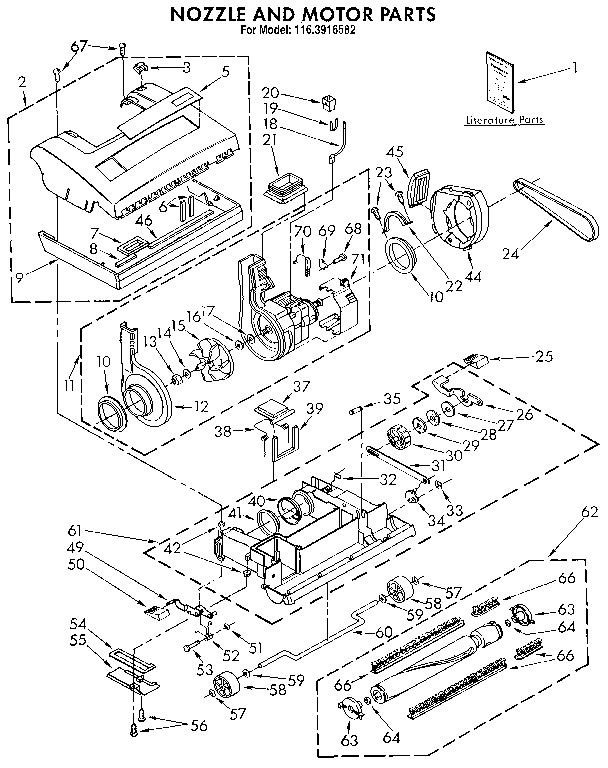 Nozzle and motor