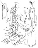 Handle and bag housing