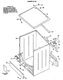 Cabinet and top