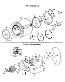 Drum/heater/blower and drive