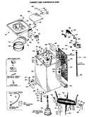 Cabinet and suspension assembly