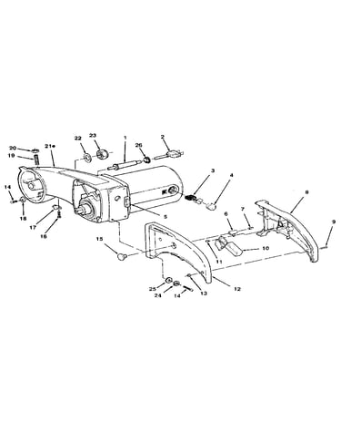 Figure 2--arm and motor assembly