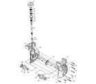 Craftsman 536297025 tine shaft and gear assembly diagram