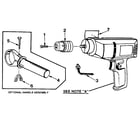 Craftsman 315101410 unit parts and optional handle assembly diagram
