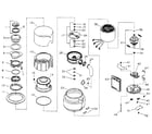 Kenmore 17560510 unit parts diagram