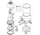 Kenmore 625345501 unit parts diagram
