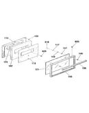 Oven door section