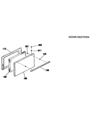 Door section