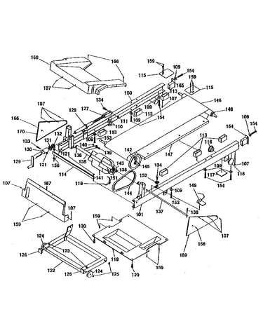 Motor belt and walking assembly