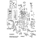 Briggs & Stratton 190400 TO 190499 (2804 - 2882) replacement parts diagram