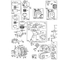 Briggs & Stratton 190400 TO 190499 (2804 - 2882) carburetor assembly diagram