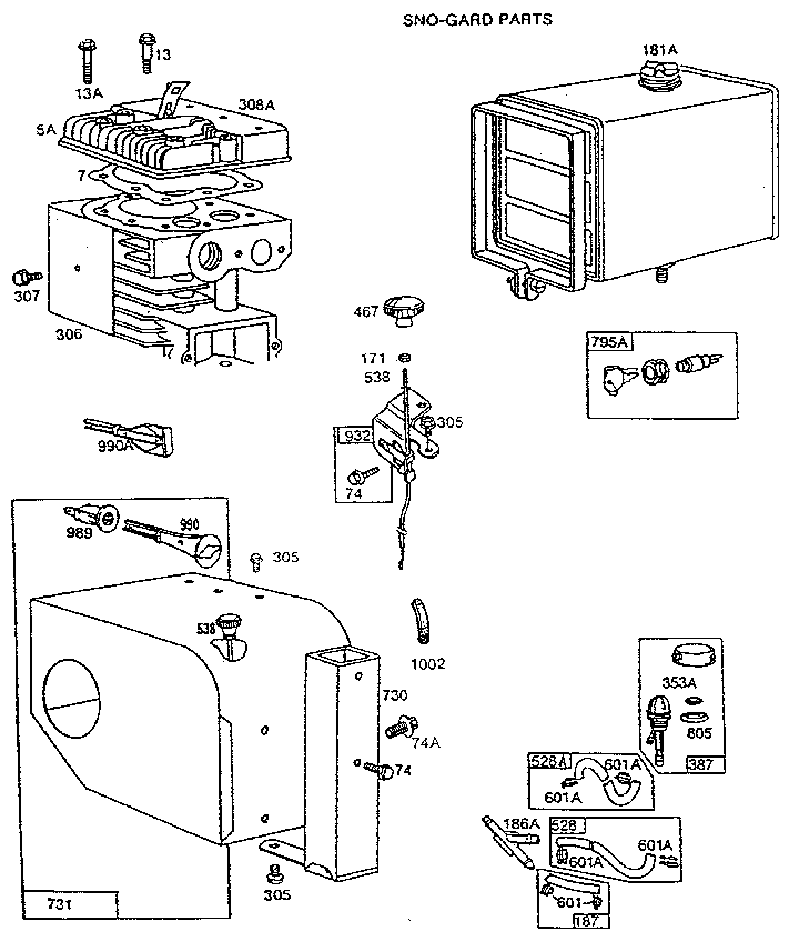 Sno-gard parts