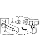 Unit parts and optional handle assembly