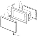 Kenmore 4018923590 door diagram