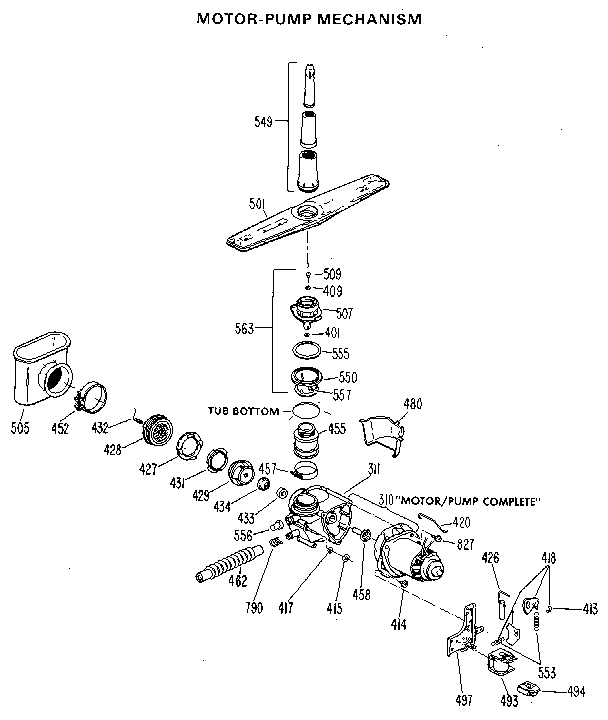 Pump and motor