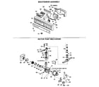 Kenmore 3631479581 escutheon and motor/pump diagram