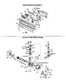Escutheon and motor/pump