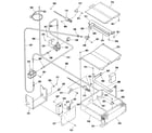 Kenmore 9113678812 broiler and oven burner section diagram