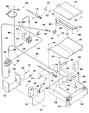 Broiler and oven burner section