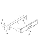 Backguard section