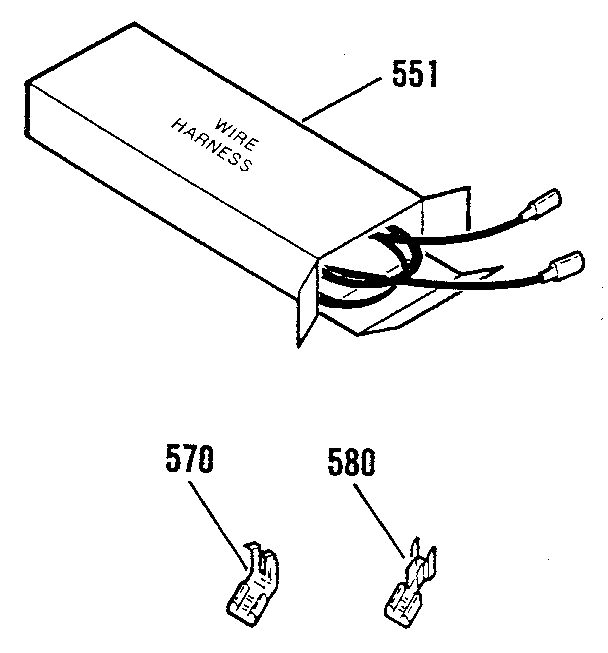 WIRE HARNESS AND COMPONENTS