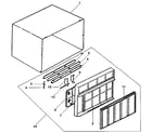 Kenmore 2538780840 cabinet diagram