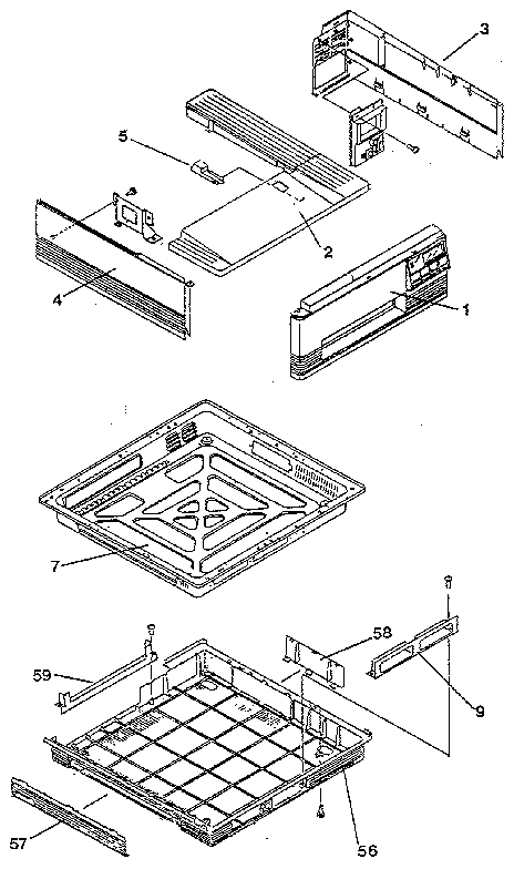 FIGURE 8-1B. EXTERNAL COVERS - HP 33449