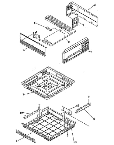 Figure 8-1b. external covers - hp 33449