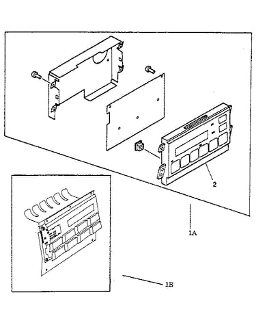 Figure 8-7. control panel assembly