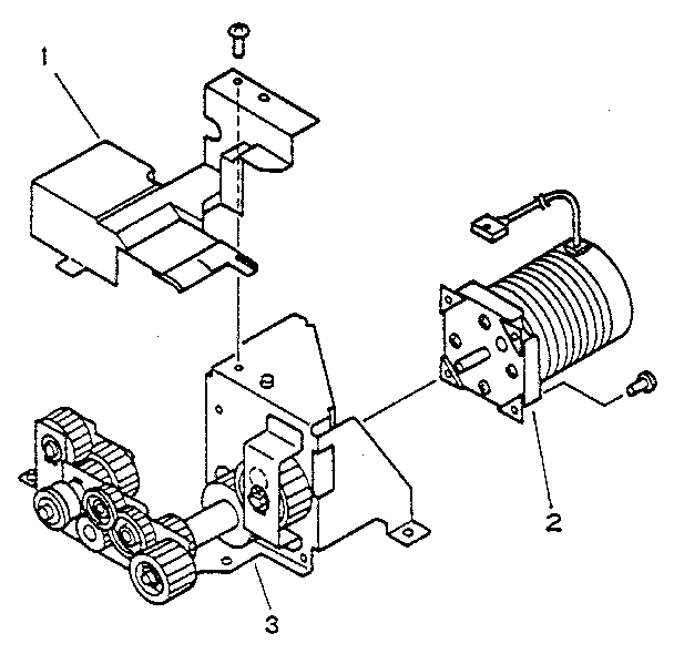 FIGURE 8-8. MAIN MOTOR AND DRIVE ASSEMBLY