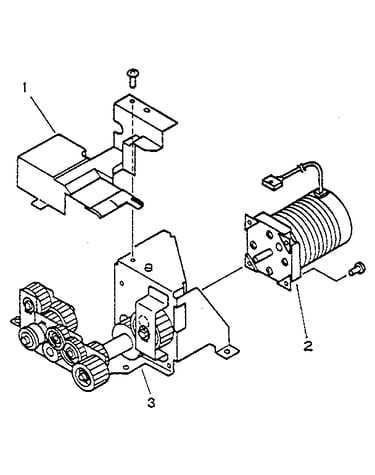 Figure 8-8. main motor and drive assembly