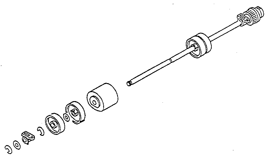 FIGURE 8-13. FEED ROLLER ASSEMBLY