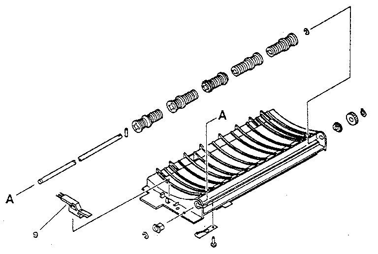 Figure 8-14. feed guide assembly