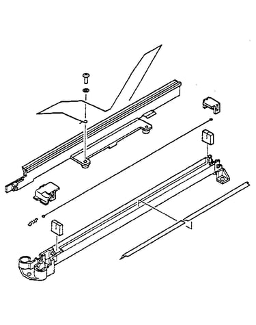 Figure 8-20. transfer corona assembly