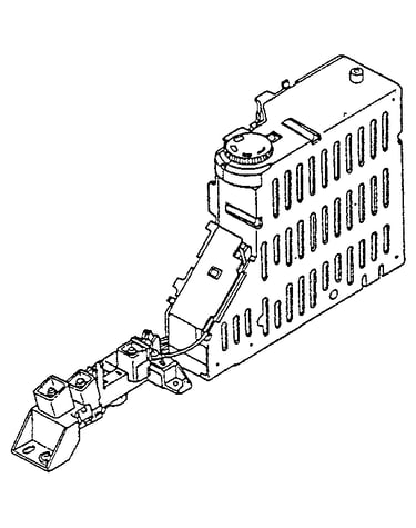 Figure 8-23. high-voltage power supply assembly