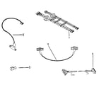 Hewlett Packard HP33449 figure 8-27. control panel cable assembly diagram