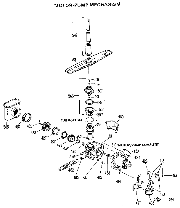 MOTOR-PUMP ASSEMBLY