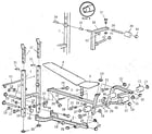 Weider C-241 unit parts diagram