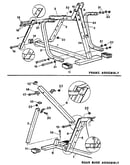 Frame and rear base assembly