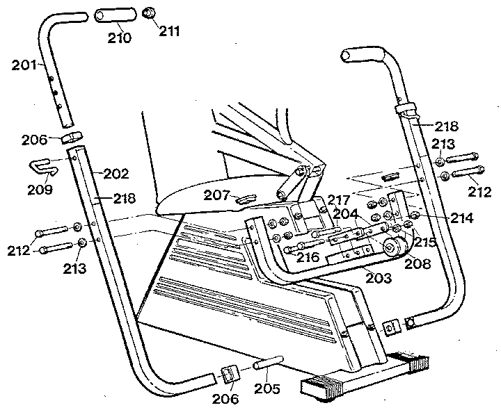 Bench press assembly