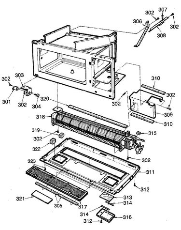 Grill and duct
