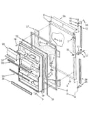 Refrigerator door