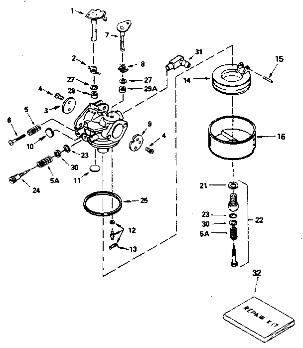 CARBURETOR NO. 632490