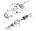 Craftsman 143416012 starter motor no. 35763a diagram