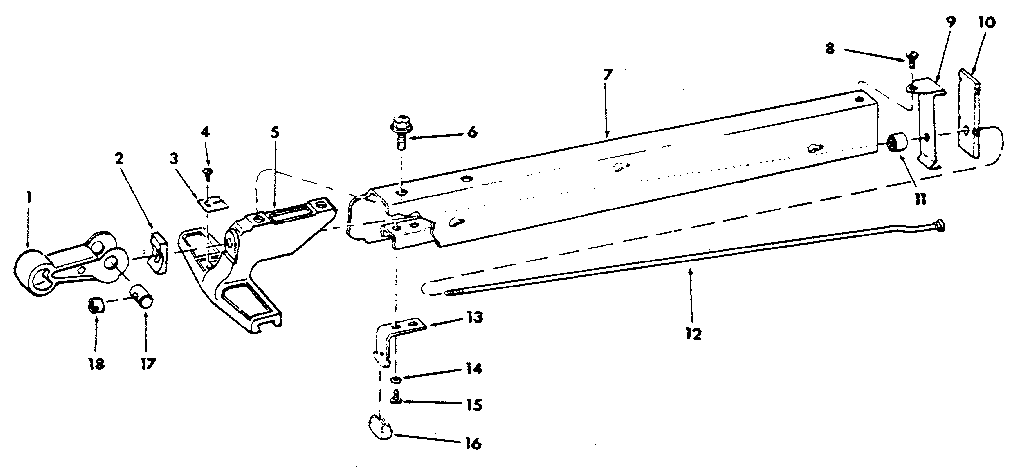 Figure 1 - rip fence assembly 62952