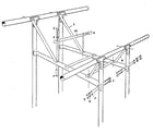 Sears 786720430 frame assembly diagram