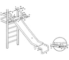 Sears 786720430 slide assembly diagram