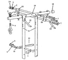 Sears 512705583 frame assembly a diagram